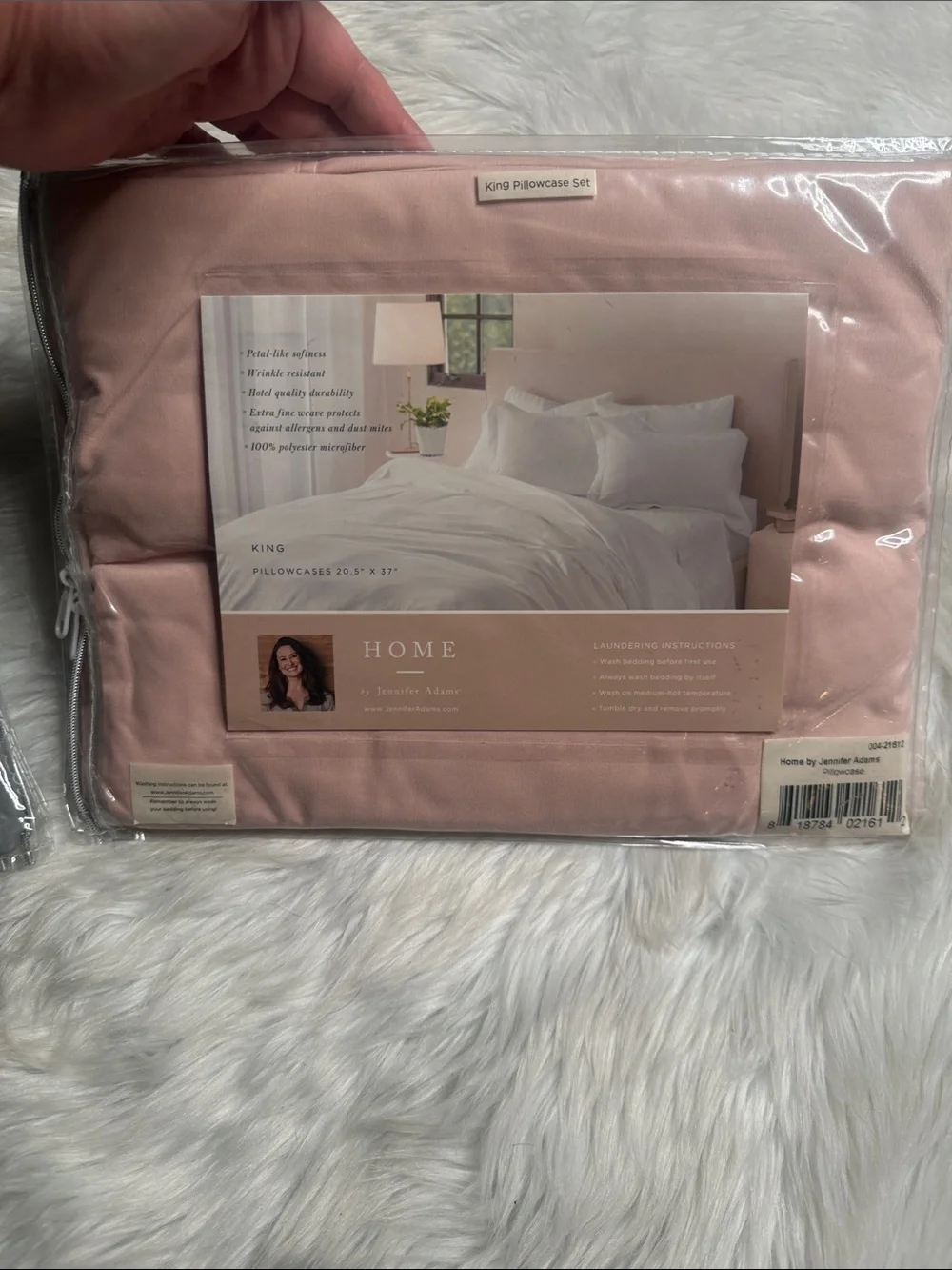 Blush Pink King Pillowcases - The LUX Collection